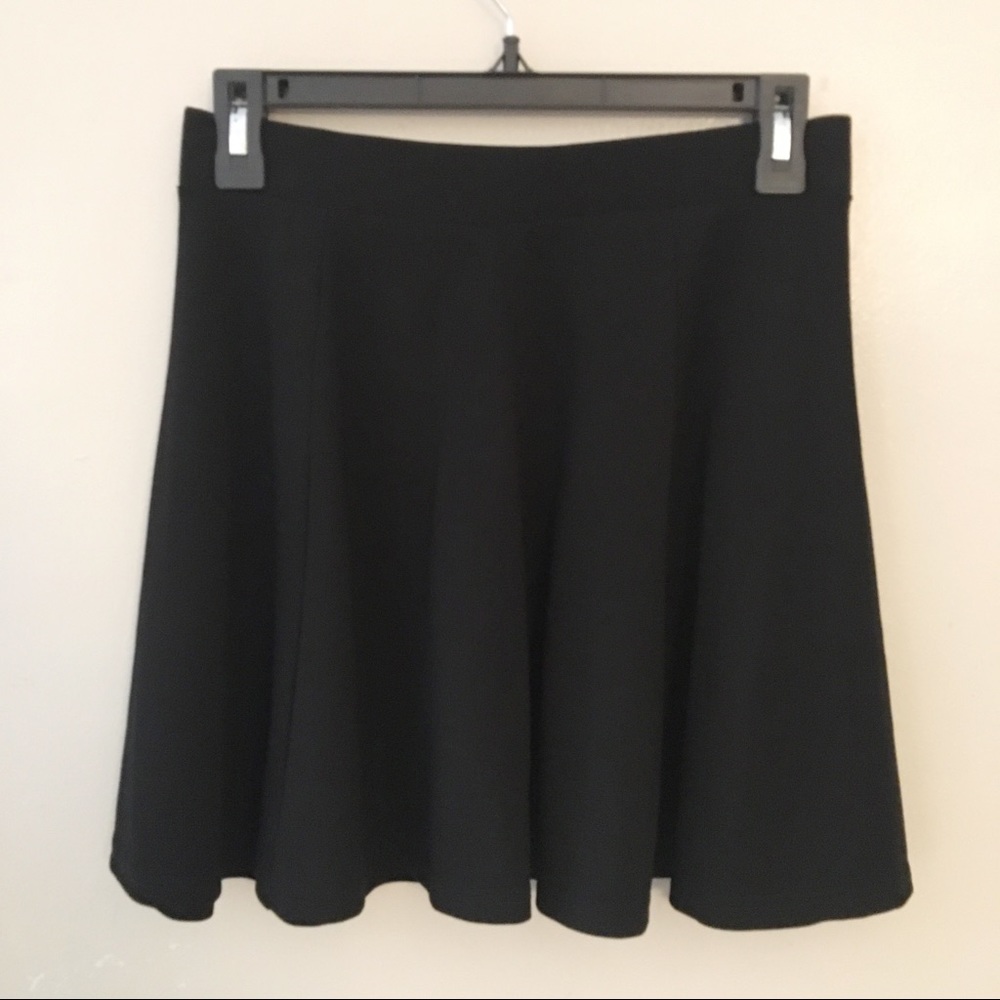 Divided H&M Black Skater Skirt